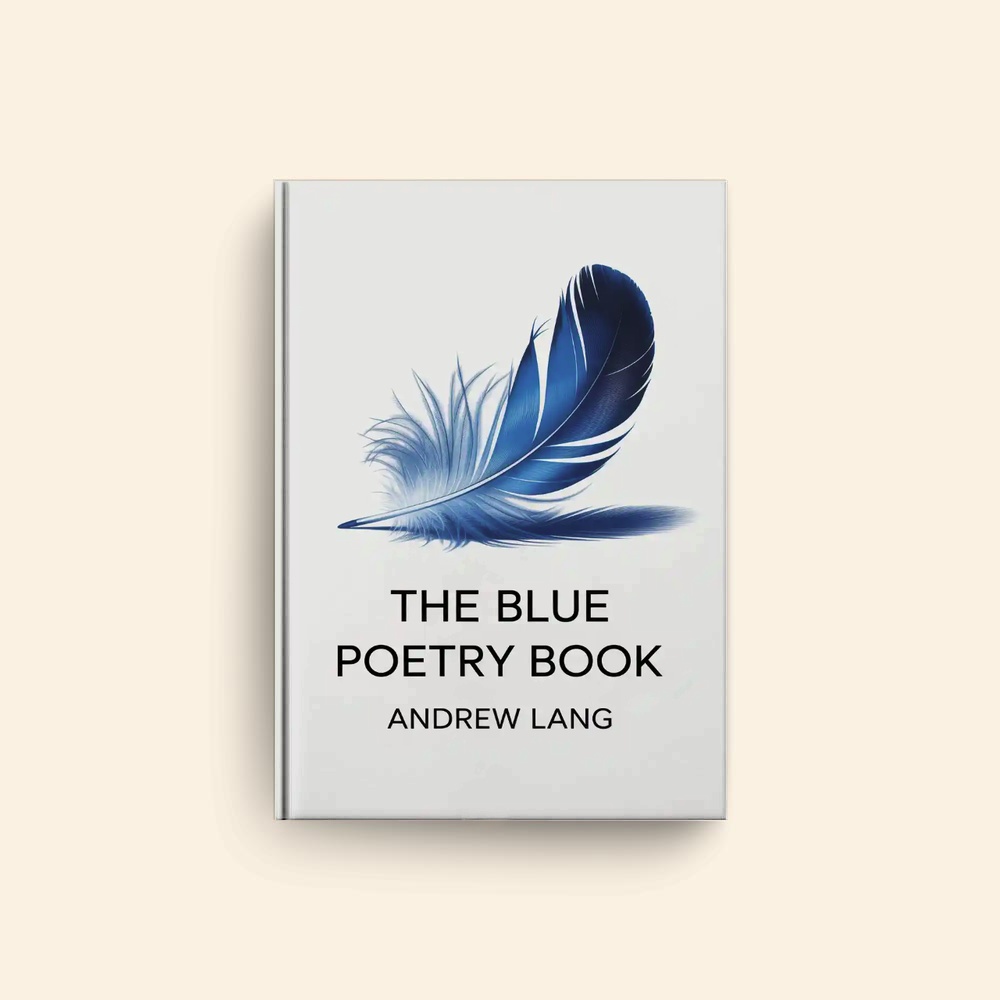 Blue Poetry Book by Andrew Lang