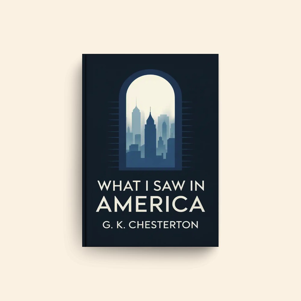 What I Saw In America by G K Chesterton